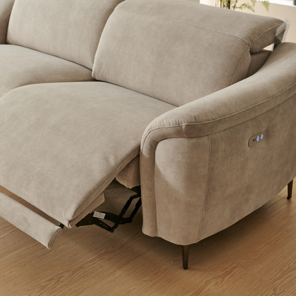 서광퍼니처 엔슬리 조야 패브릭 USB 3인용 4인용 전동 리클라이너 소파 sk