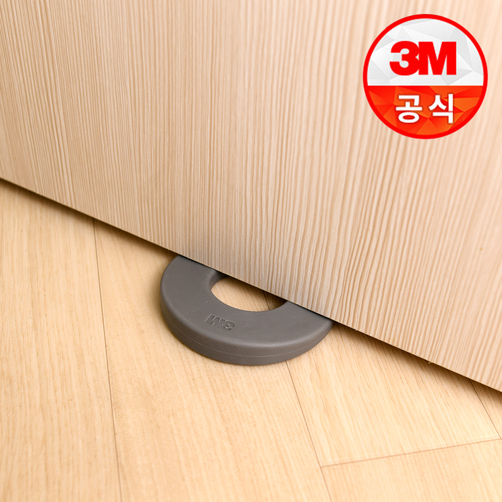 3M 다용도 문 닫힘 방지 보호대 1개입 x3개 손끼임방지 방문스토퍼 문쾅방지 도어쿠션