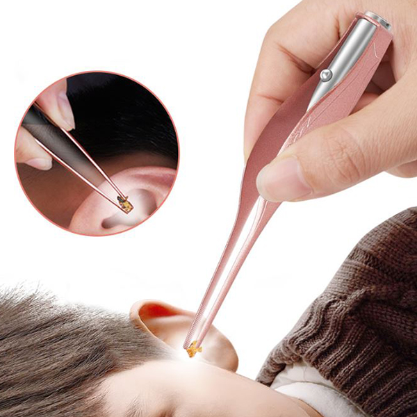 LED 불빛 라이트 귀이개 귀지 핀셋 집게 귓밥 제거 귀 파개 이어 클리너 청소 후비개 제품 이미지