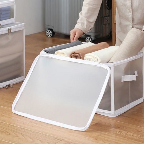 침대밑수납장 36리터 투명 장난감정리함 붙박이장 티셔츠 정리 모자보관함 가방보관