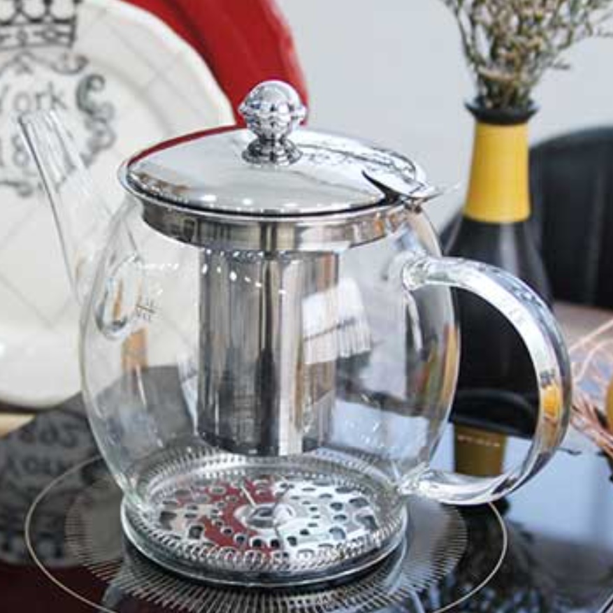 내열유리티팟 인덕션유리주전자 티포터 직화 티폿 보리차 녹 차 끓이는 인덕션용 미니 티포투