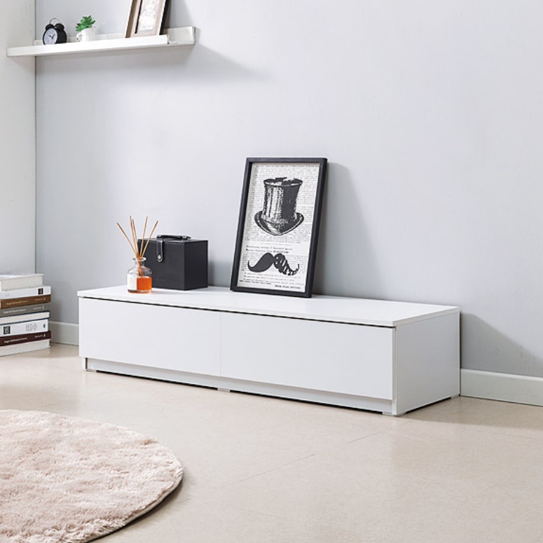 모던 티비 다이 티브다이 모듈 서랍 엔틱 거실장