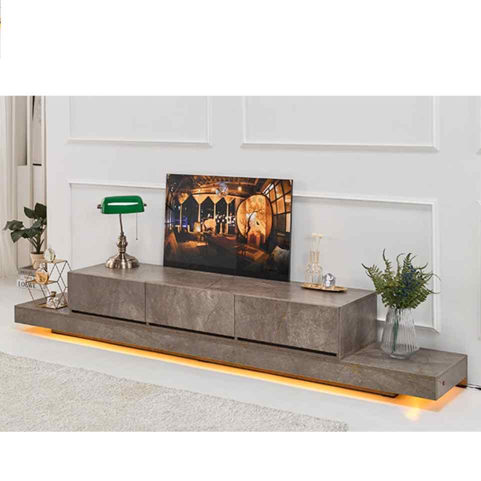 엔틱 거실장 티브 다이 낮은 모던 75인치 티비 거실장