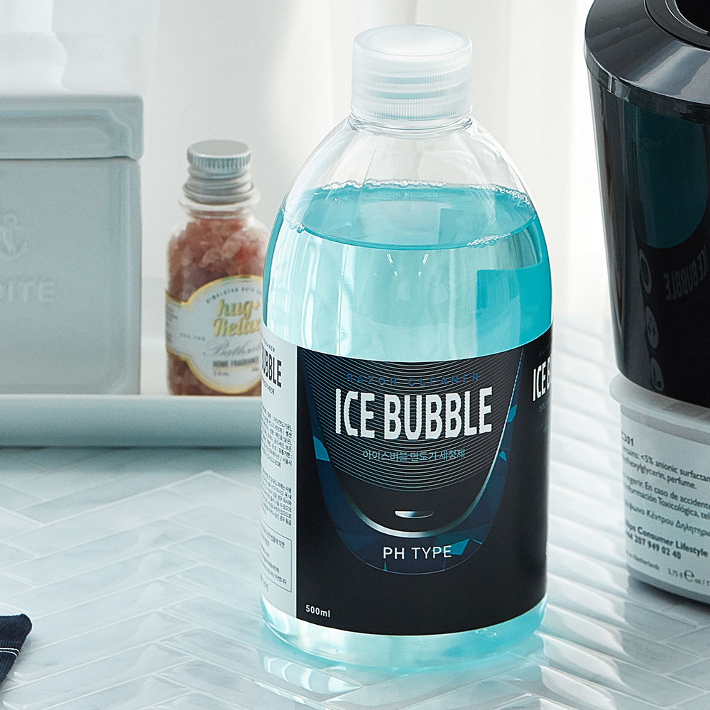 아이스버블 필립스면도기세정액 리필 500ml 호환 면도기 세척제 세척액 세정제