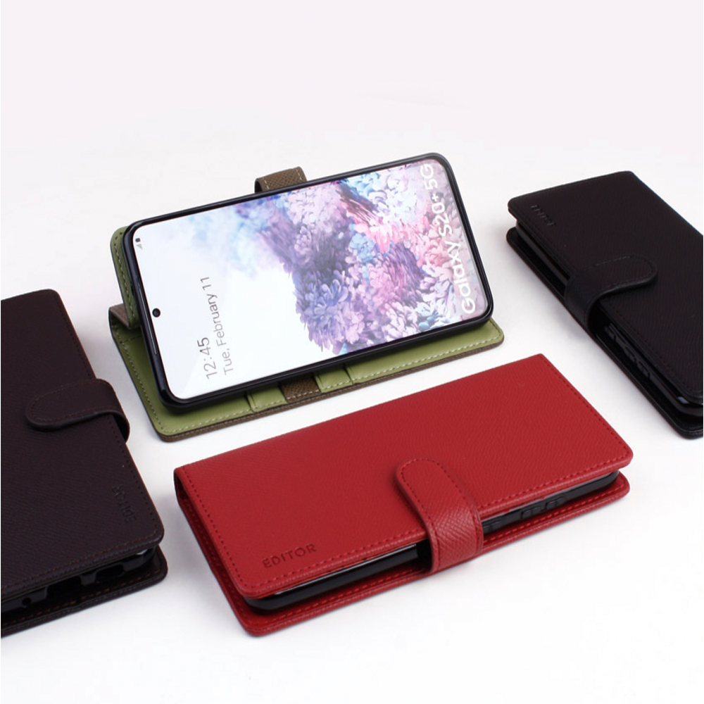 심플 갤럭시노트10 베이직 다이어리 카드 수납 케이스 - 상세 이미지 3