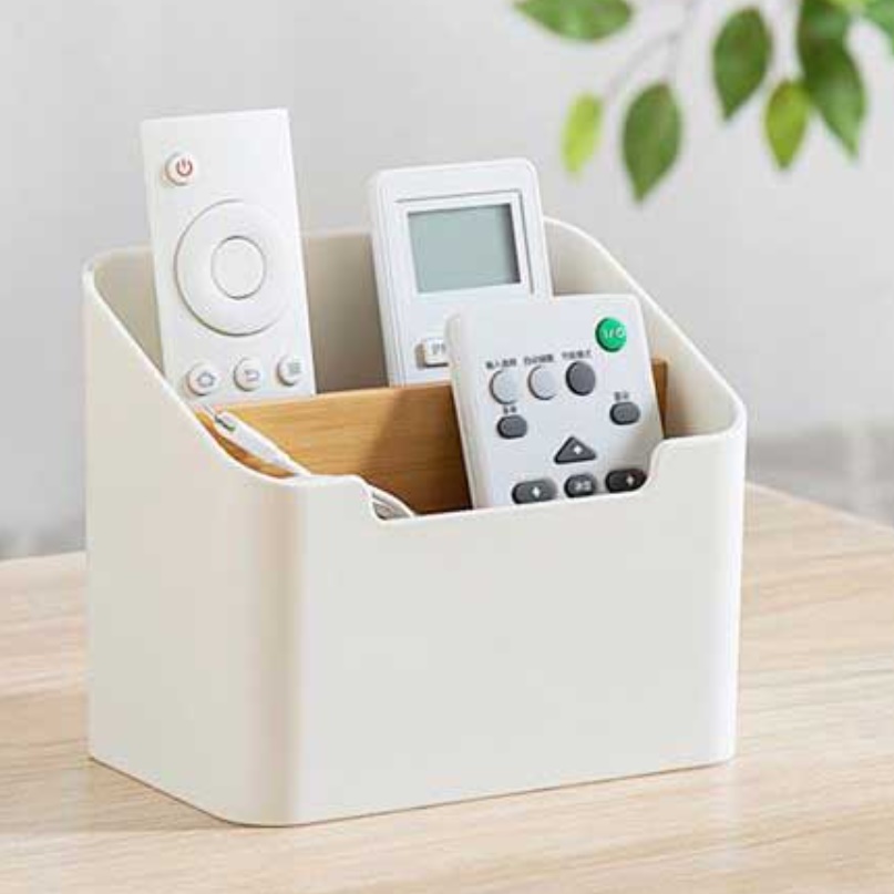 리모컨 보관함 책상수납정리함 미니정리함 사무실책상정리 - 상품 이미지