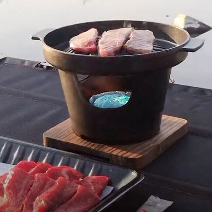 일인용 화로 세트 1인용 미니 고기 불판 실내 화로 구이