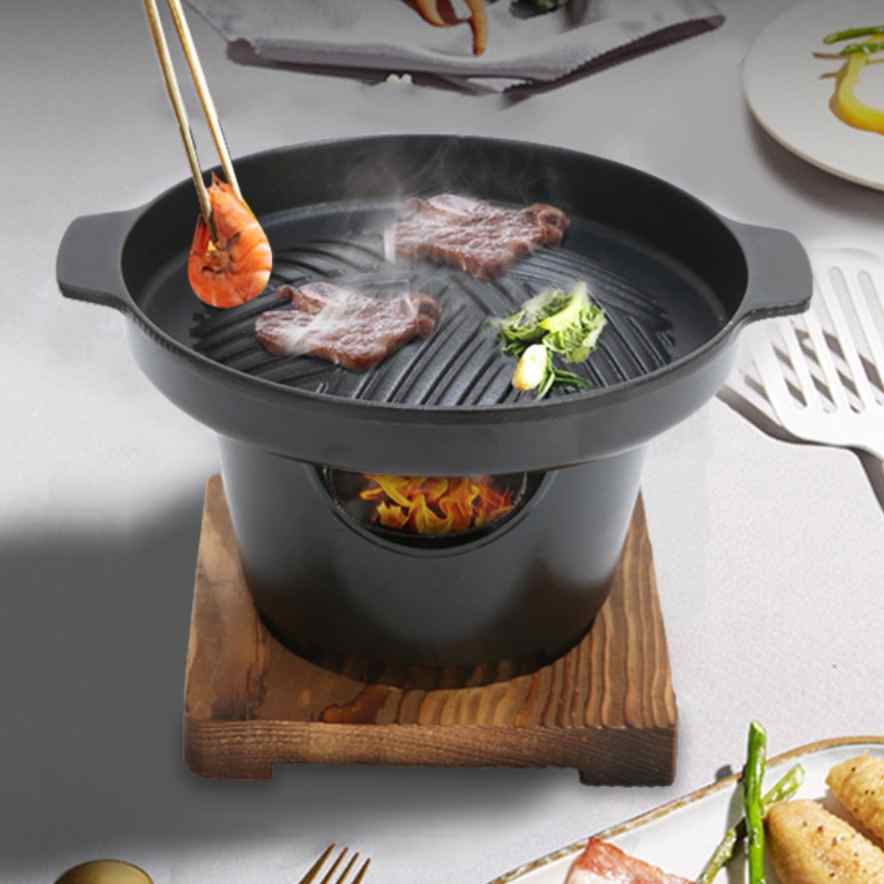 미니 고기 불판 실내 화로 구이 일인용 화로 1인용 불판