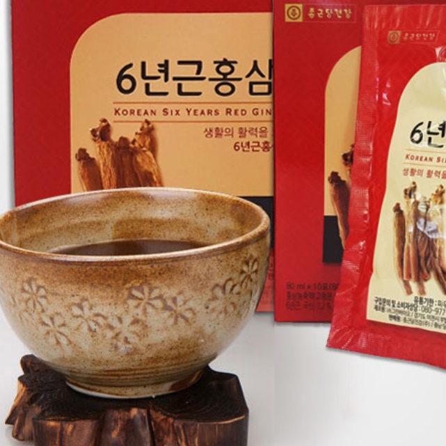 종근당 건강 6년근 홍삼 골드 80ml 60포 엑기스 효능 액기스 원액 부모님 선물 세트 - 메인 이미지