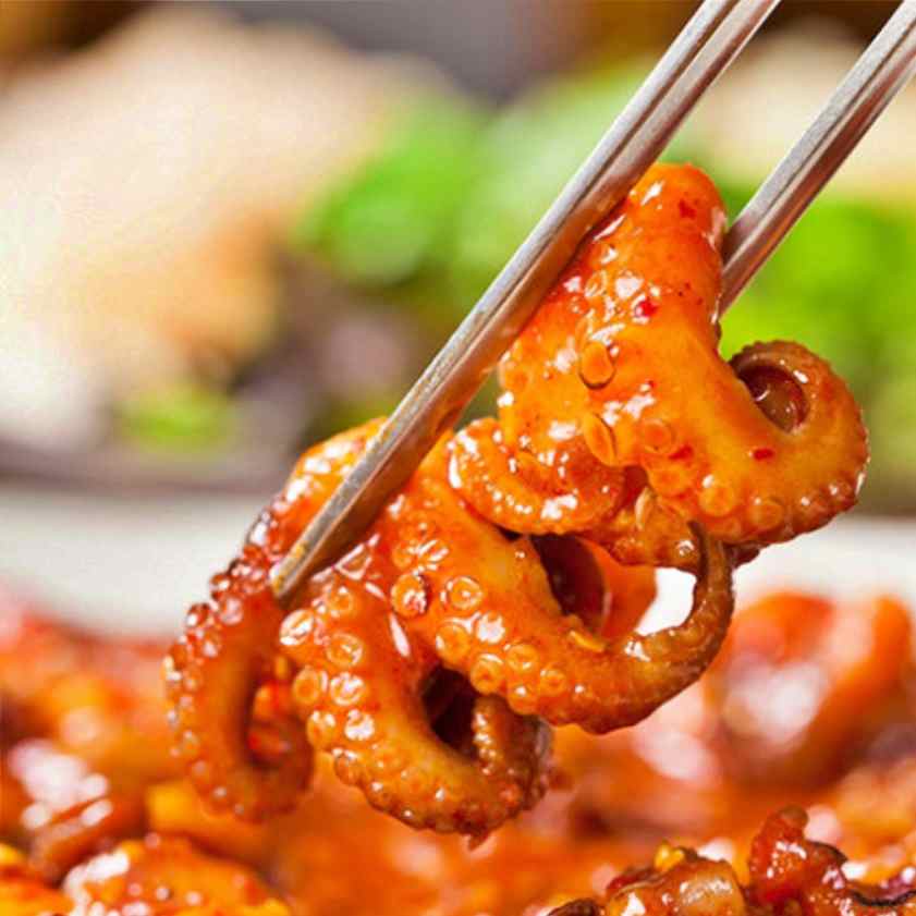 매운 주꾸미 볶음 불맛 쭈꾸미 수제 양념 요리 캠핑 냉동