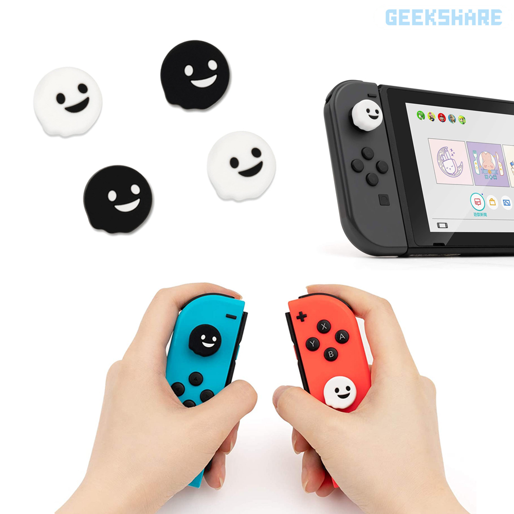 닌텐도 스위치 조이콘 스틱커버 키 캡 긱쉐어 꼬마유령 OLED 라이트 호환