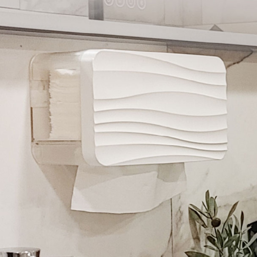 화장실 핸드 타올 거치대 부착식 휴지 걸이 업소용 화장지 걸이