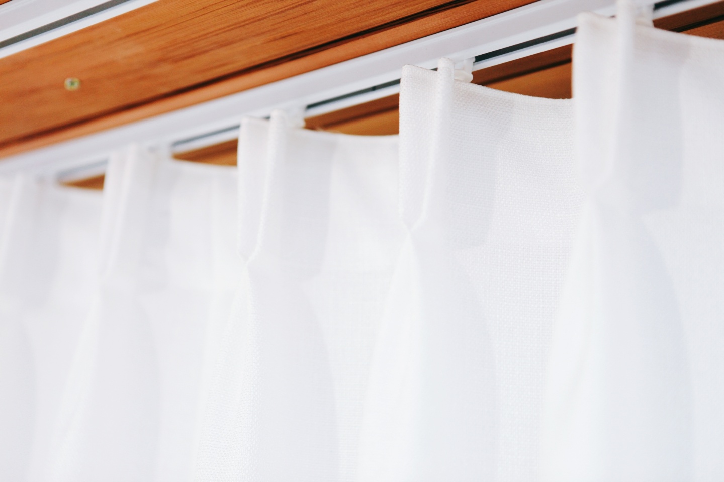 아르일랑 봄 여름 커튼 린넨 느낌 형상기억 1cm 민자 타입 항균 하늘하늘 바라봄 화이트