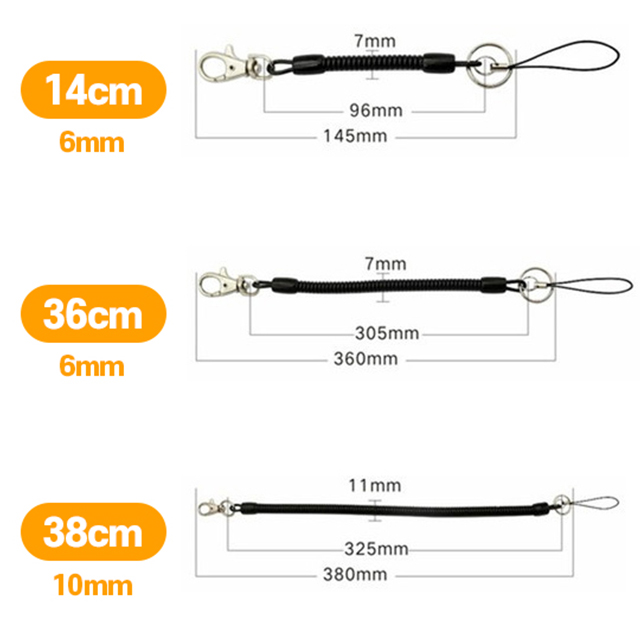 도난방지 스프링 스트랩 14cm 외 - 분실방지 핸드폰고리