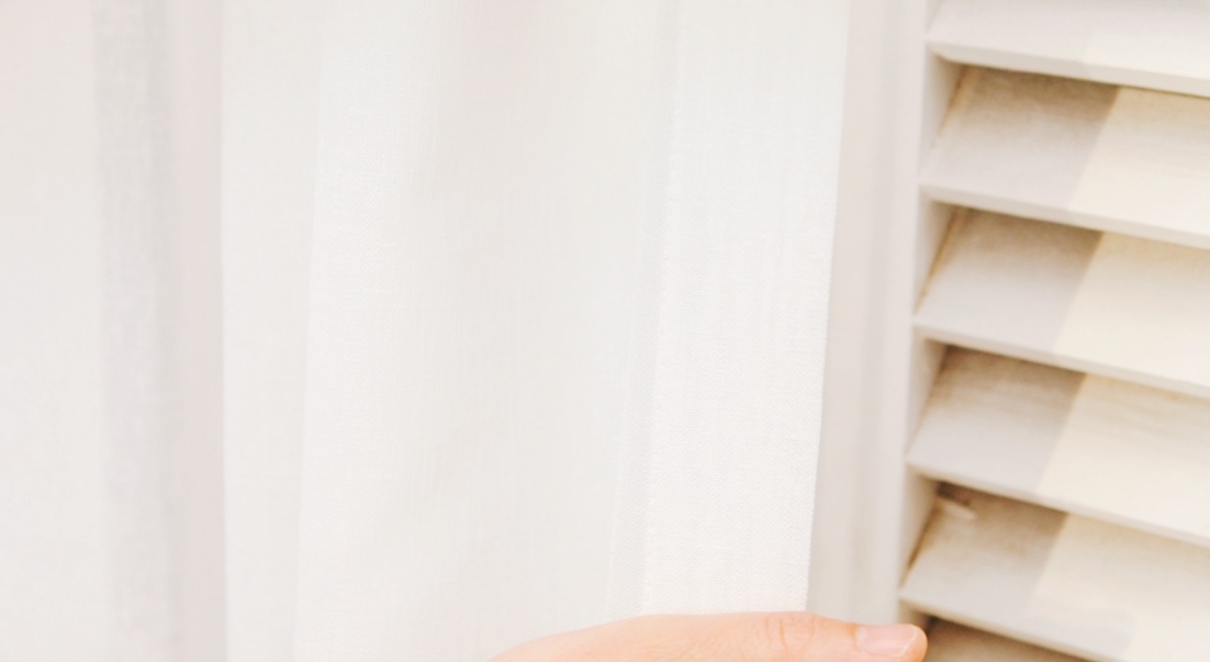 아르일랑 봄 여름 커튼 린넨 느낌 형상기억 1cm 민자 타입 항균 하늘하늘 바라봄 화이트