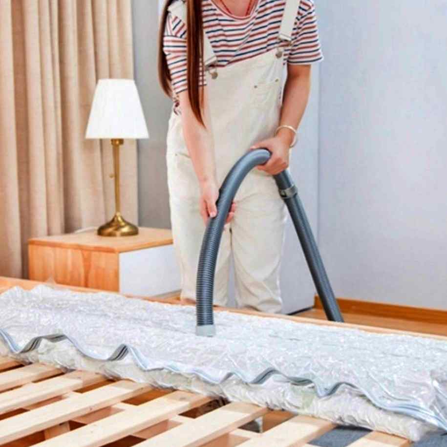 초대형 토퍼 매트리스 압축팩 이불 압축기 정리 보관 비닐