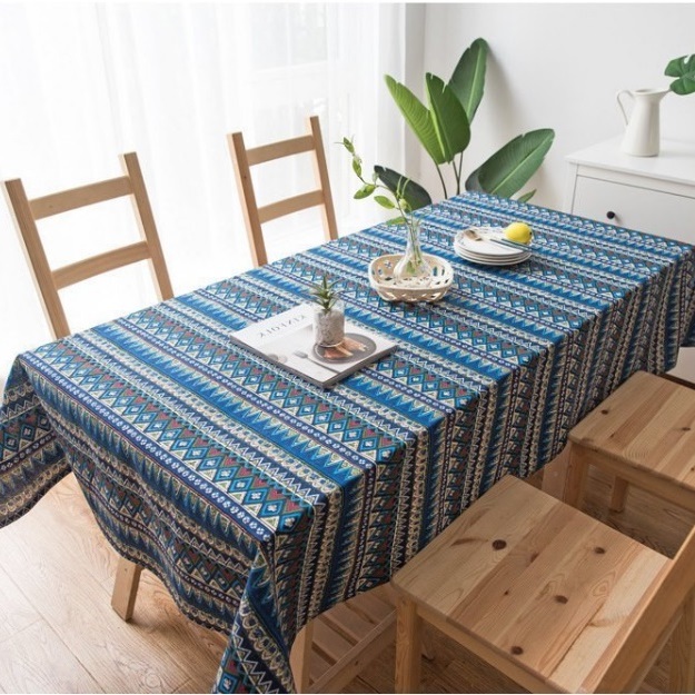 캠핑용 식탁보 롤테이블 보 전시회테이블보 야외 테이블보 정사각 에스닉식탁보  90x140