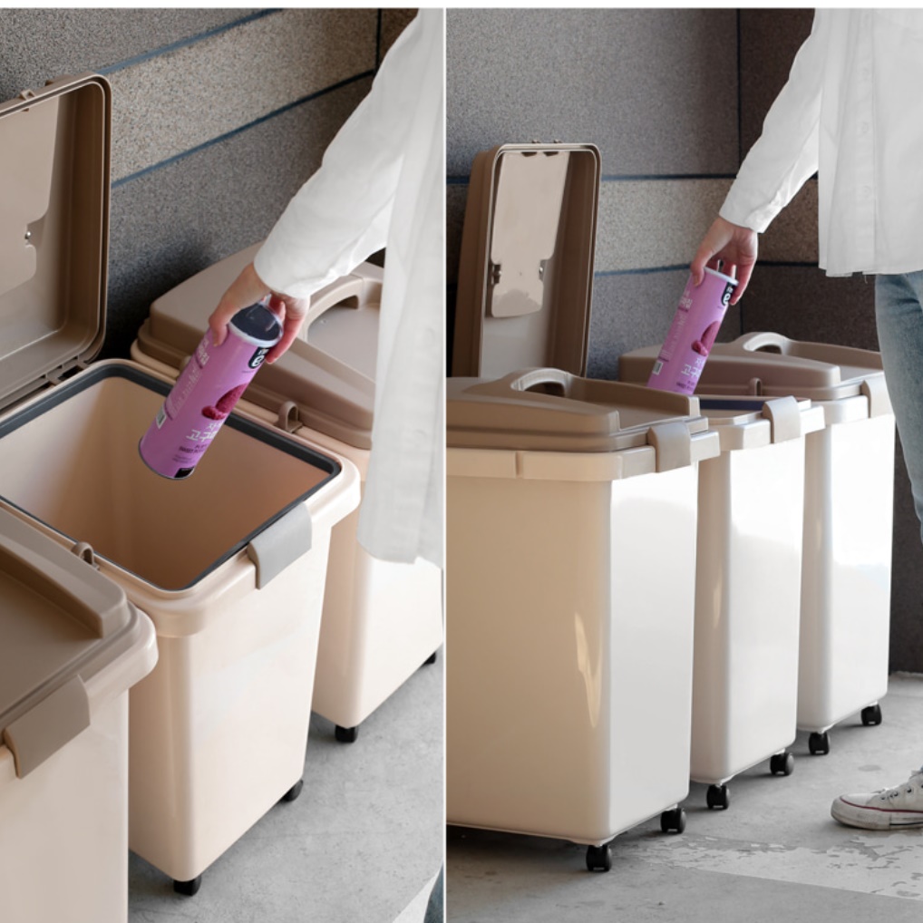 대용량 재활용 수거함 업소용 분리수거함 사무실 분리수거 50리터