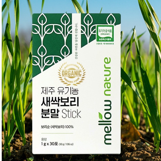 친환경 새싹 보리 유기농 새싹 보리 분말 먹는 법