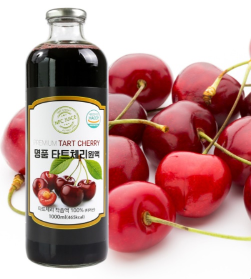 몽모랑시 타트체리 원액 1000ml 농축액 아닌 착즙 원액 음료 1리터 과즙 쥬스 효능