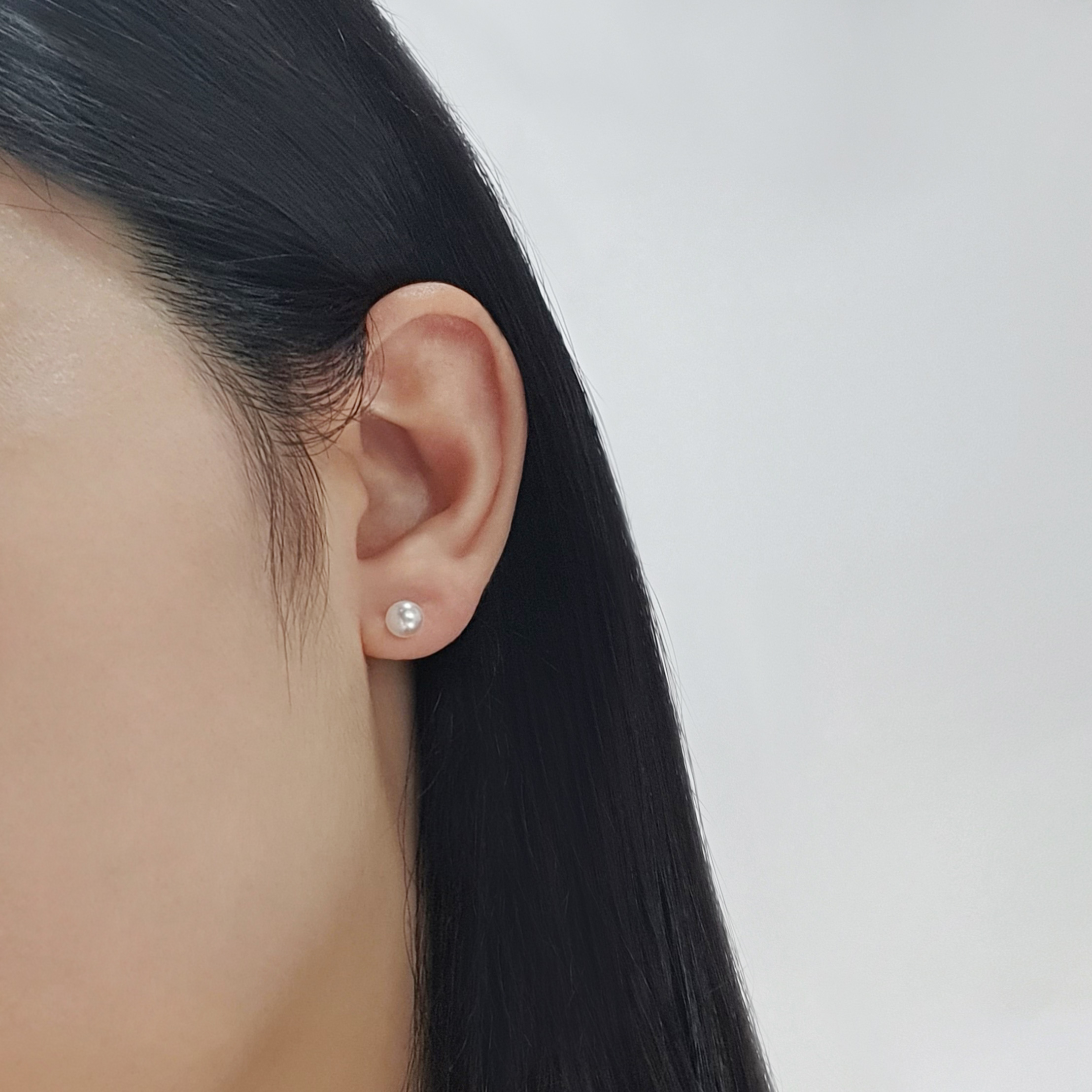 에비뉴다이아몬드 4mm 5mm 6mm 18K 천연 아코야 해수 14K진주귀걸이 AAA+(감정서 포함) - 상세 이미지 5
