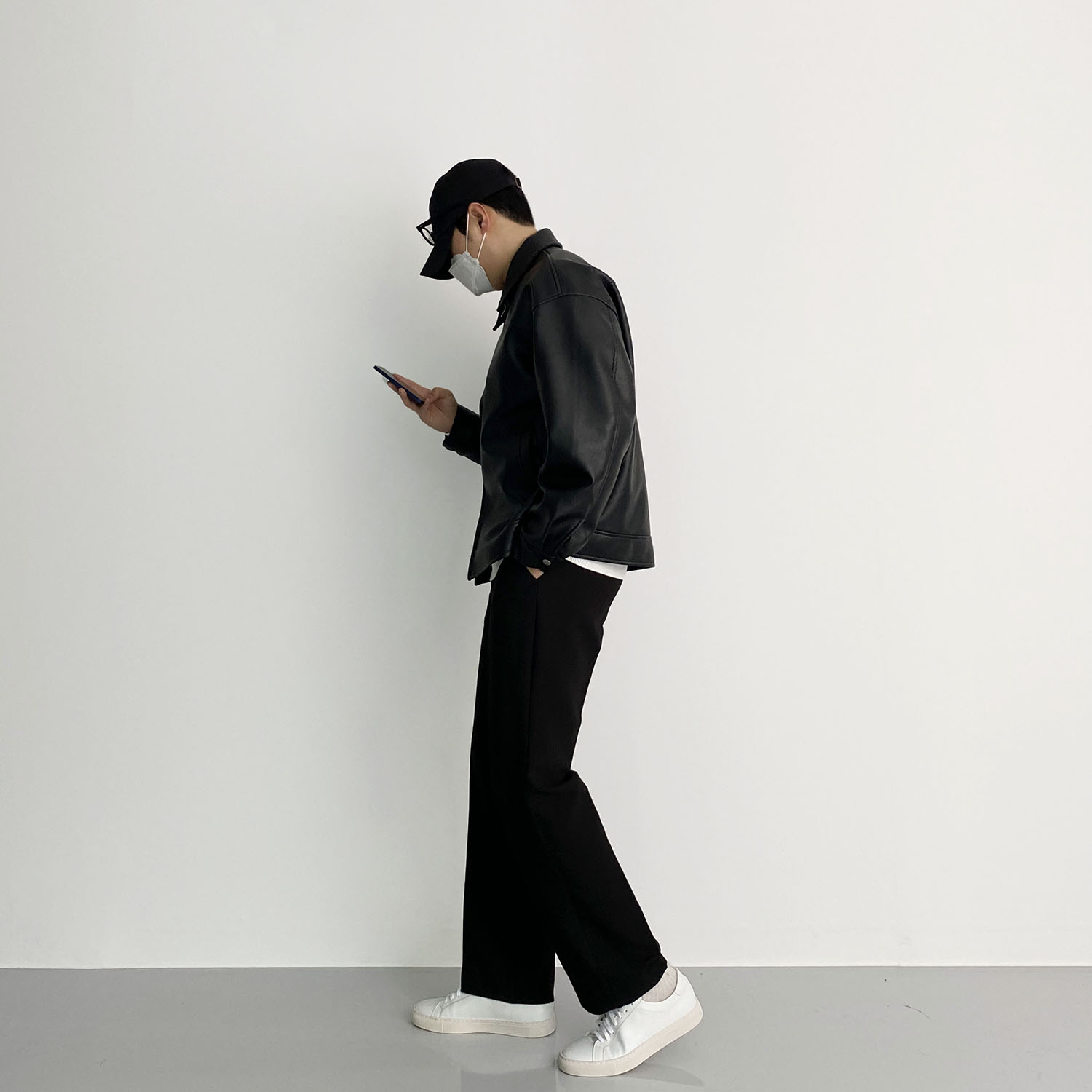 남자슬랙스 세미와이드슬랙스 회색슬랙스 - 상세 이미지 4