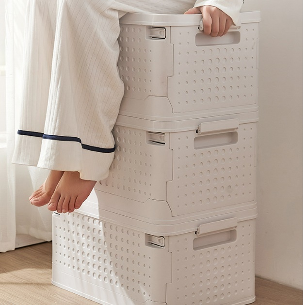 캠핑 정리함 캠핑용 박스 폴딩 박스 테이블 중형