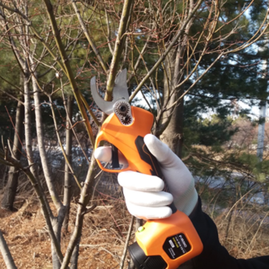 충전식 전기가위 전동 전정가위 자동 전지가위 나무 자르는 정원 분재 작업 가지치기 작업용