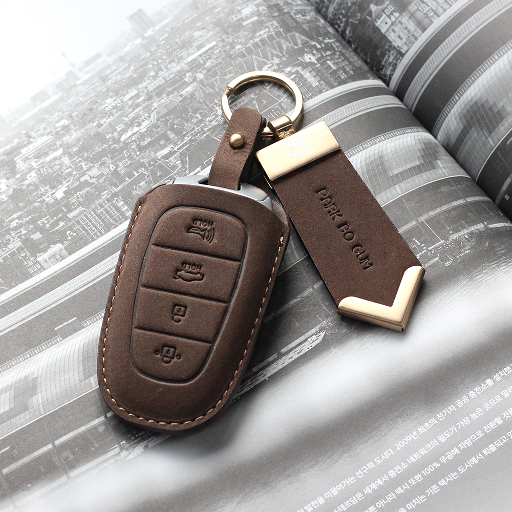 누키노블 티볼리에어 키케이스 자동차 스마트 차 가죽 키홀더