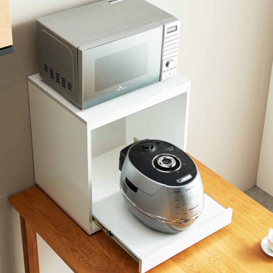 밥솥 선반장 전기 밥솥 다이 렌즈 다이 미니 렌지대 선반