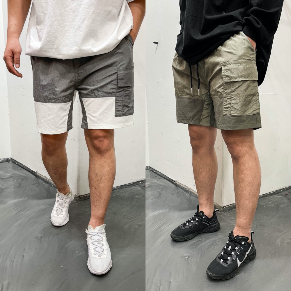 카고반바지 나일론반바지 남자바스락반바지 - 상품 이미지