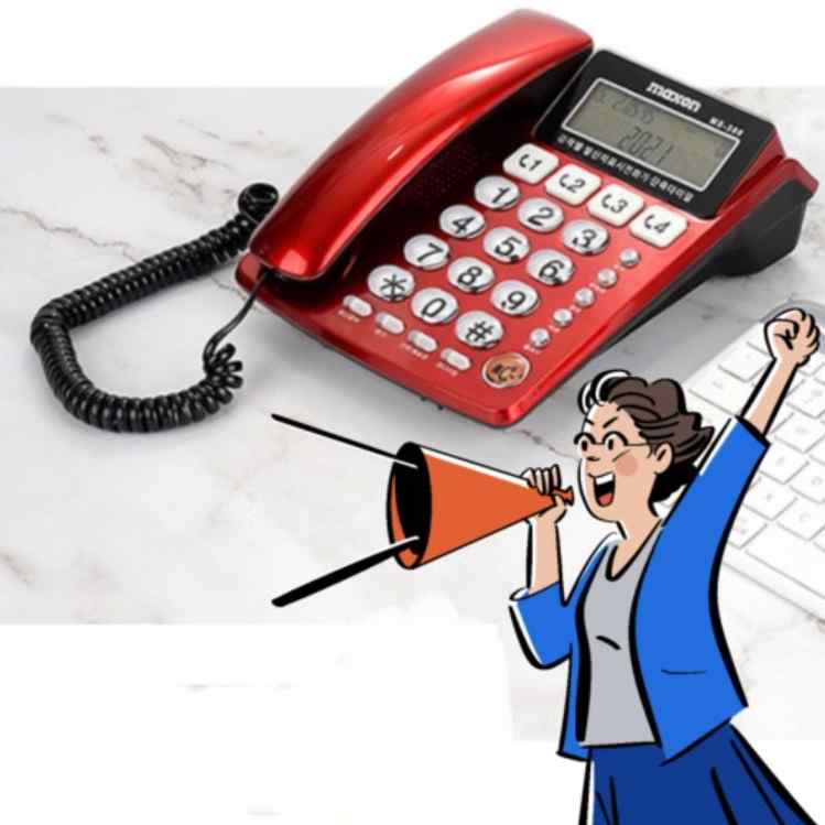 벨소리 큰 전화기 어르신 전화기 효도 업소용 매장 가정용 전화기 - 메인 이미지