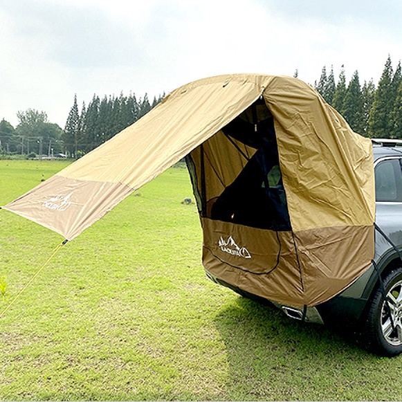 차박 트렁크 텐트 차박용 차량용 텐트 후방 차량 도킹 텐트