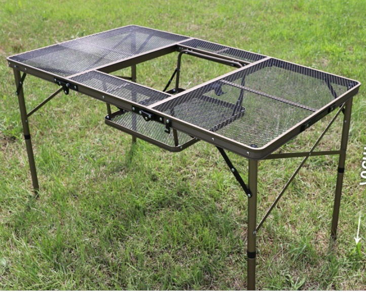 메쉬 테이블 화로테이블 화롯대 캠핑 철제 바베큐 테이블