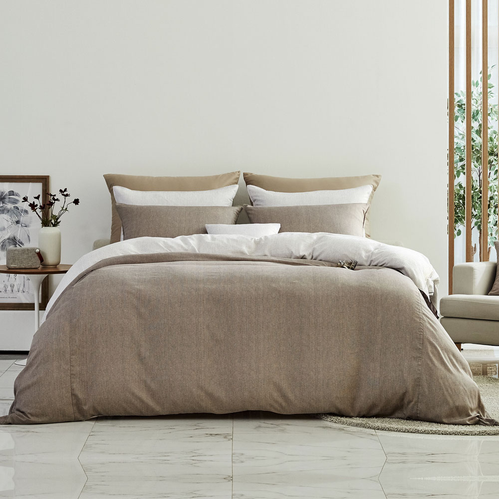 텐셀모달100이불 이스턴킹침구 라지킹침구세트 펠리체 브라운 K