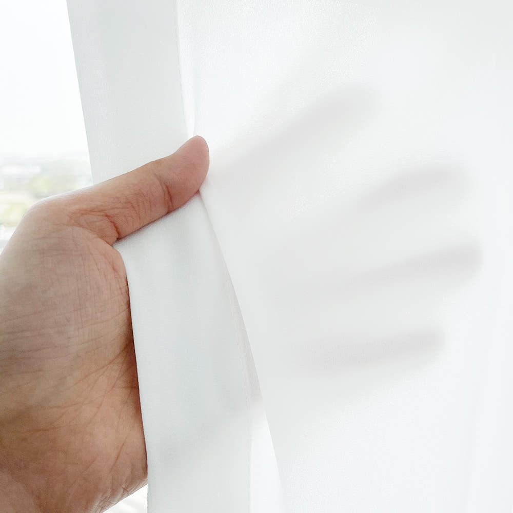 가까이서 본 소르르 이지클린 쉬폰커튼의 촤르르한 핏