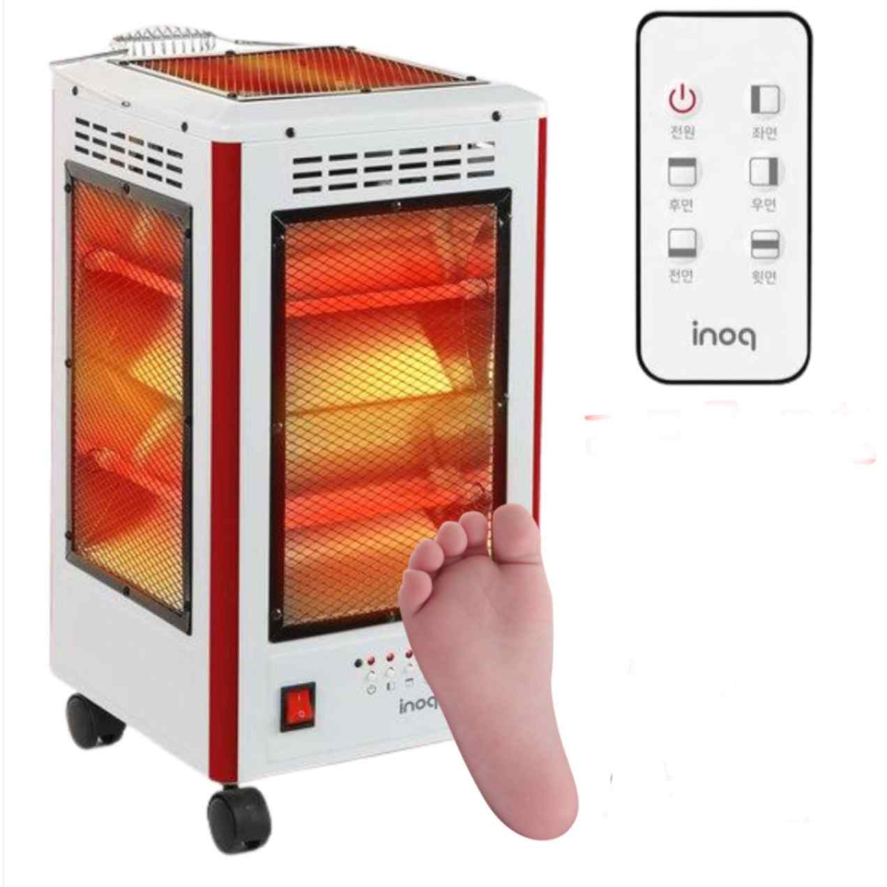 오방향난로 소형난로 사무실 업소용전기난로