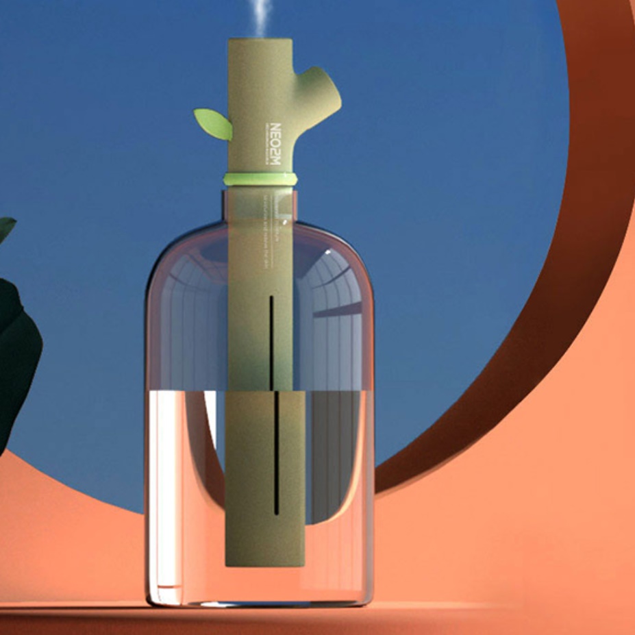 책상용 가습기 소형 가습기 작은 원룸 자취방 조명 개인용 가습기