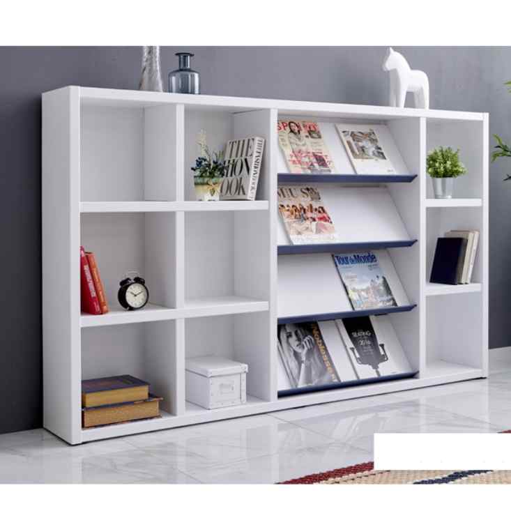 가로형 책장 2000 거실 벽책장 전면책장 멀바우 화이트 네이비 공간분리 가벽 와이드 칸막이