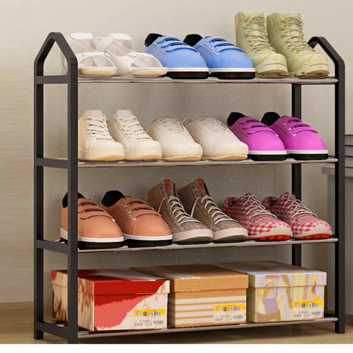 맞춤신발장 소형 오픈형 신발장 얇은 실외 사무실 업소용 신발장