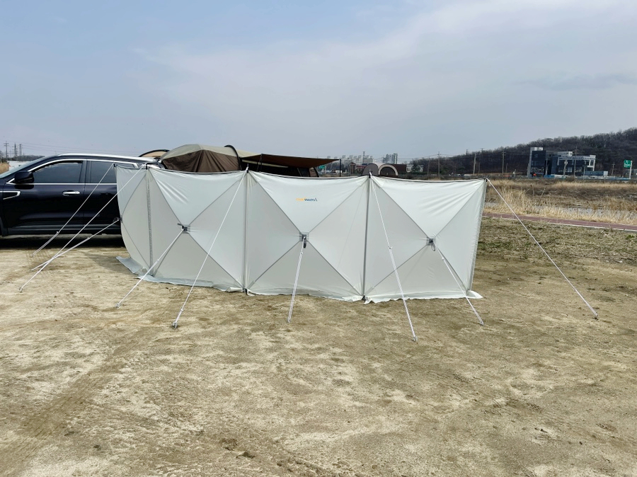 윈드스크린쉘터 캠핑 바람막이 캠핑용품 1인용쉘터 낚시텐트변신