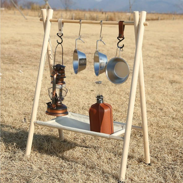 캠핑우드행거 캠핑용 인디언 행어 감성 캠핑 식기 걸이