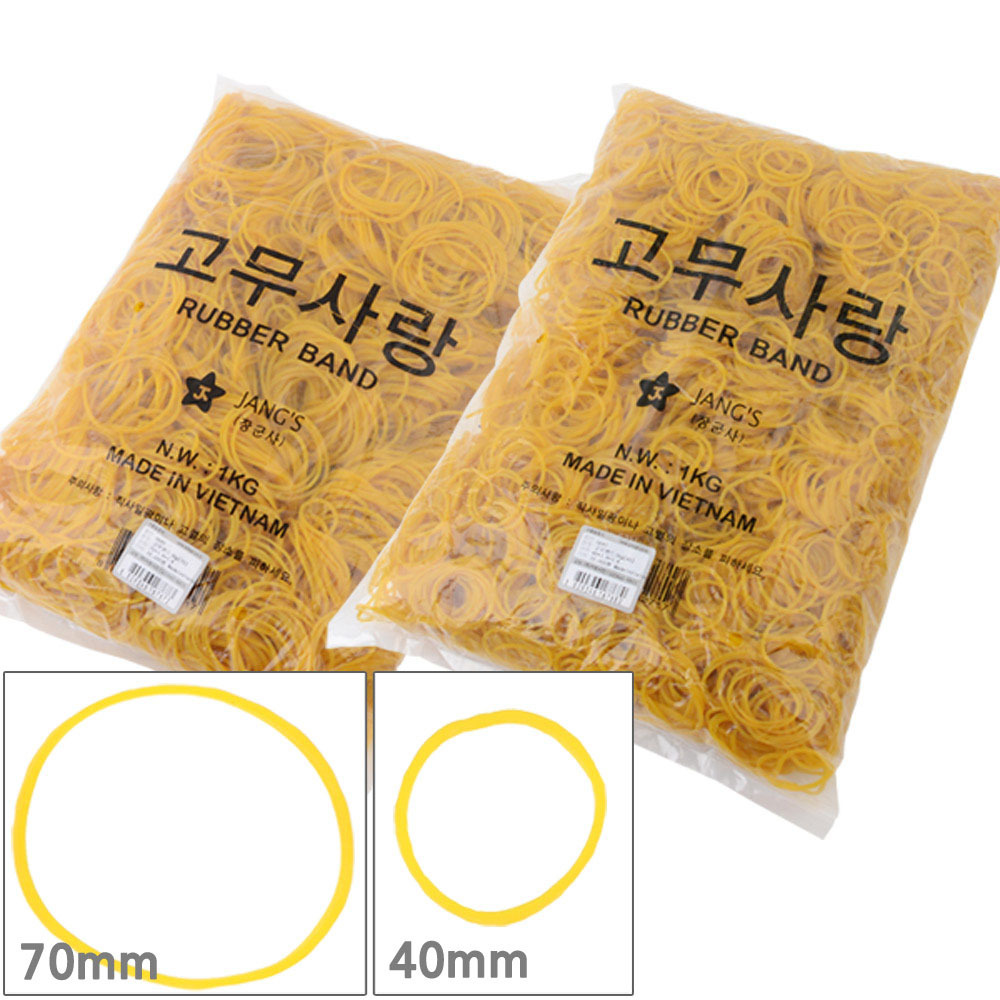 미용실고무줄 파마 머리 고무줄 대용량 1kg - 상세 이미지 5