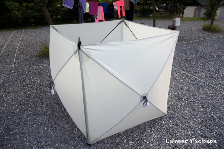 윈드스크린쉘터 캠핑 바람막이 캠핑용품 1인용쉘터 낚시텐트변신