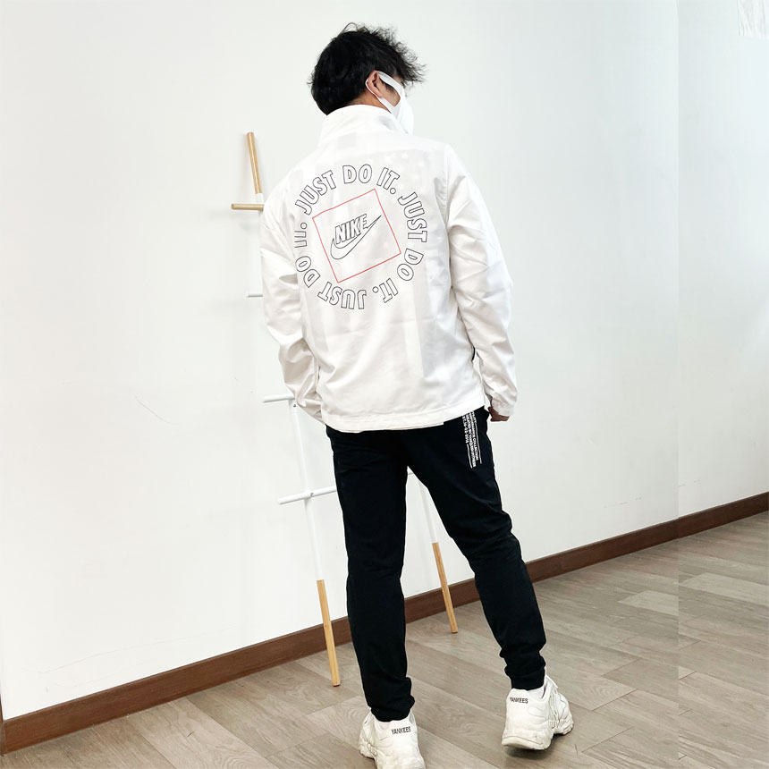 [시즌세일] 나이키 드라이핏 남성 우븐 트레이닝 바람막이 자켓 DA0580-100(화이트), M - 상세 이미지 5