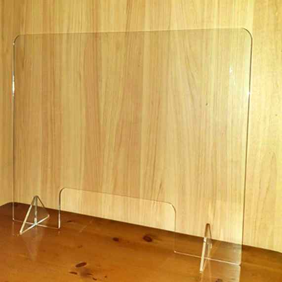 투명 아크릴 가림막 대형 비말차단 코로나 아크릴 칸막이 창구용