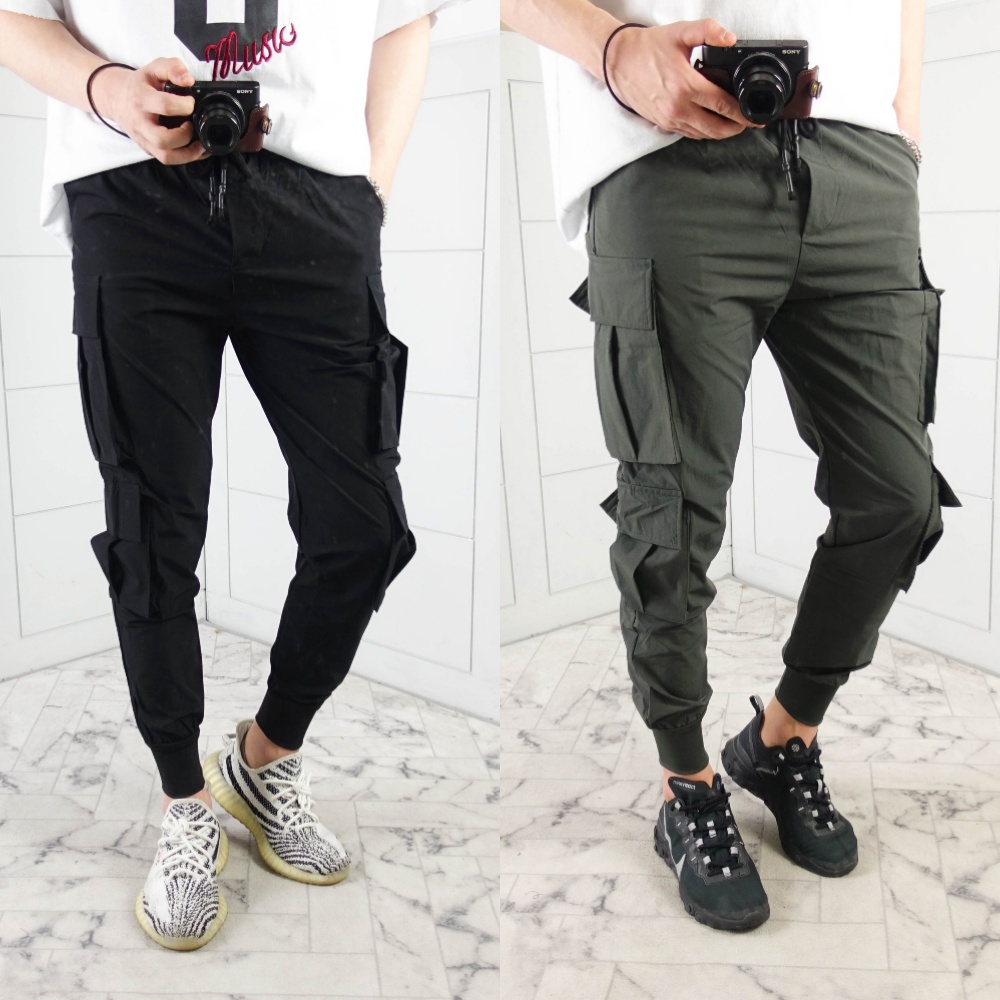 아이스조거팬츠 여름건빵바지 냉장고카고바지 - 상품 이미지