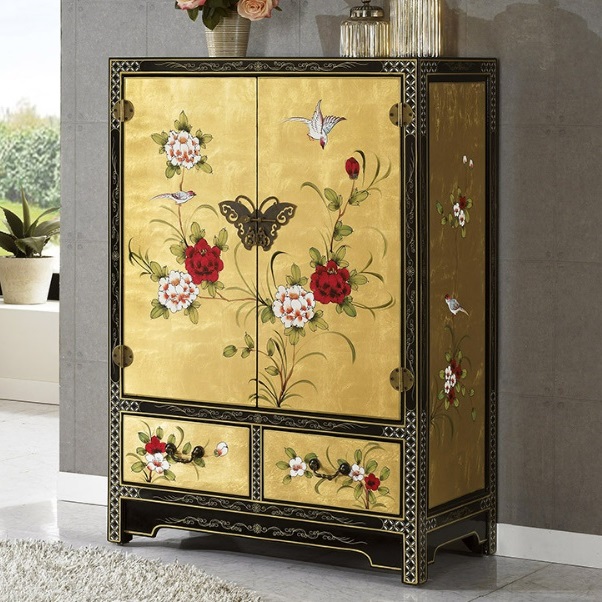 빈티지 나비 도자기 진열장 785 앤틱 엔틱 장식장 골드 트로피 찻잔 금장 접시 클래식 명품