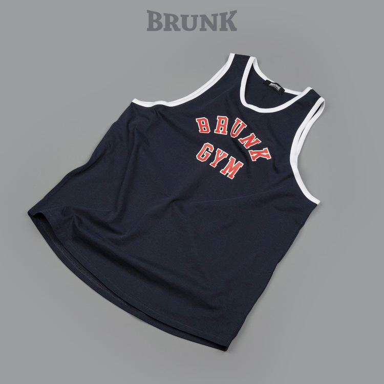 브렁크 헬스 남자 나시 스탠다드 슬리브리스 짐웨어 탱크탑 상의 BRUNK - 상품 이미지