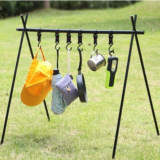 감성 캠핑 준비물 캠핑용 인디언 행어 캠핑 식기 걸이 S